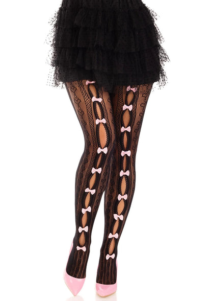 Bestel: Sweetheart Striped Net Pantyhose - bij Happytoys.nl, happytoys.be, Happytoys.ae: erotische sex webshop | liever Happy dan Easy ⭐⭐⭐⭐⭐ - Default Title - 85065 - BLACK - O/S