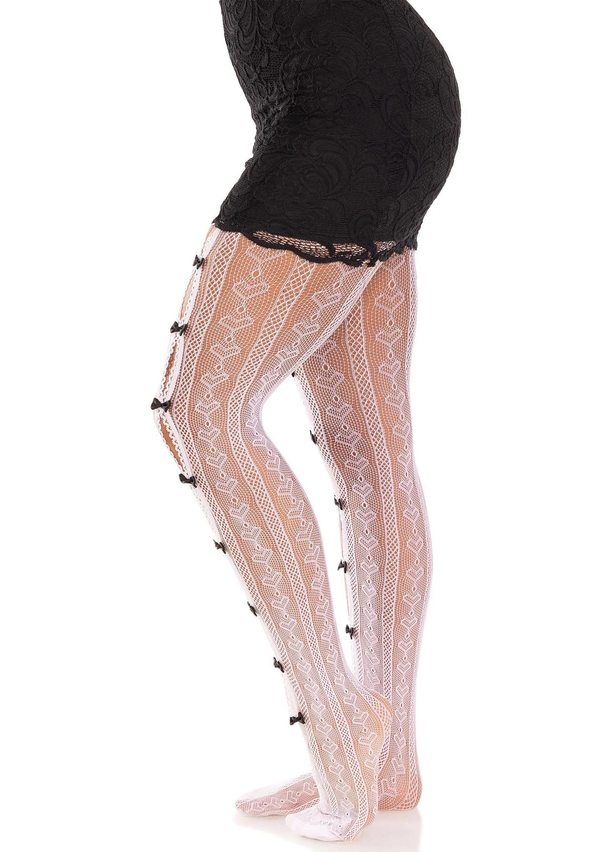 Bestel: Sweetheart Striped Net Pantyhose - bij Happytoys.nl, happytoys.be, Happytoys.ae: erotische sex webshop | liever Happy dan Easy ⭐⭐⭐⭐⭐