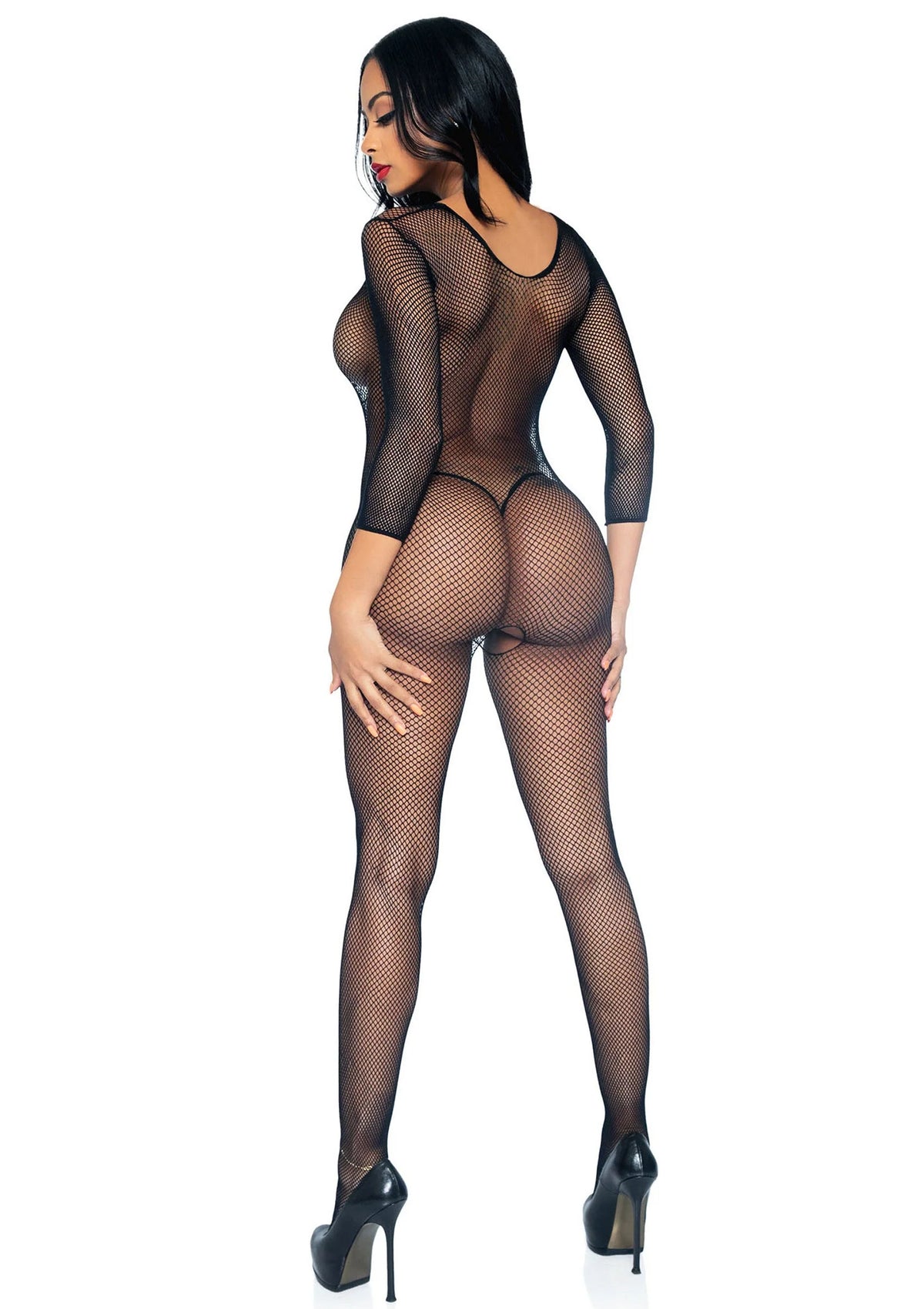 Bestel: V Front Bodystocking by Leg Avenue - bij Happytoys: de erotische sex webshop | liever Happy dan Easy ⭐⭐⭐⭐⭐