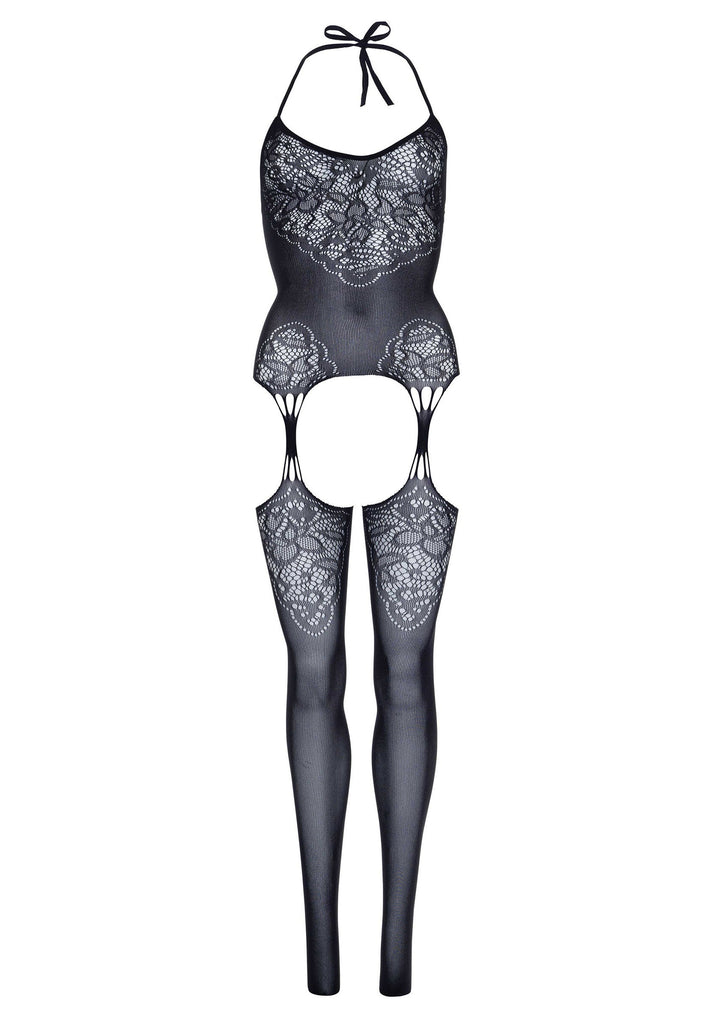Bestel: Seamless Lace Net Suspender Bodystocking by Leg Avenue - bij Happytoys: de erotische sex webshop | liever Happy dan Easy ⭐⭐⭐⭐⭐
