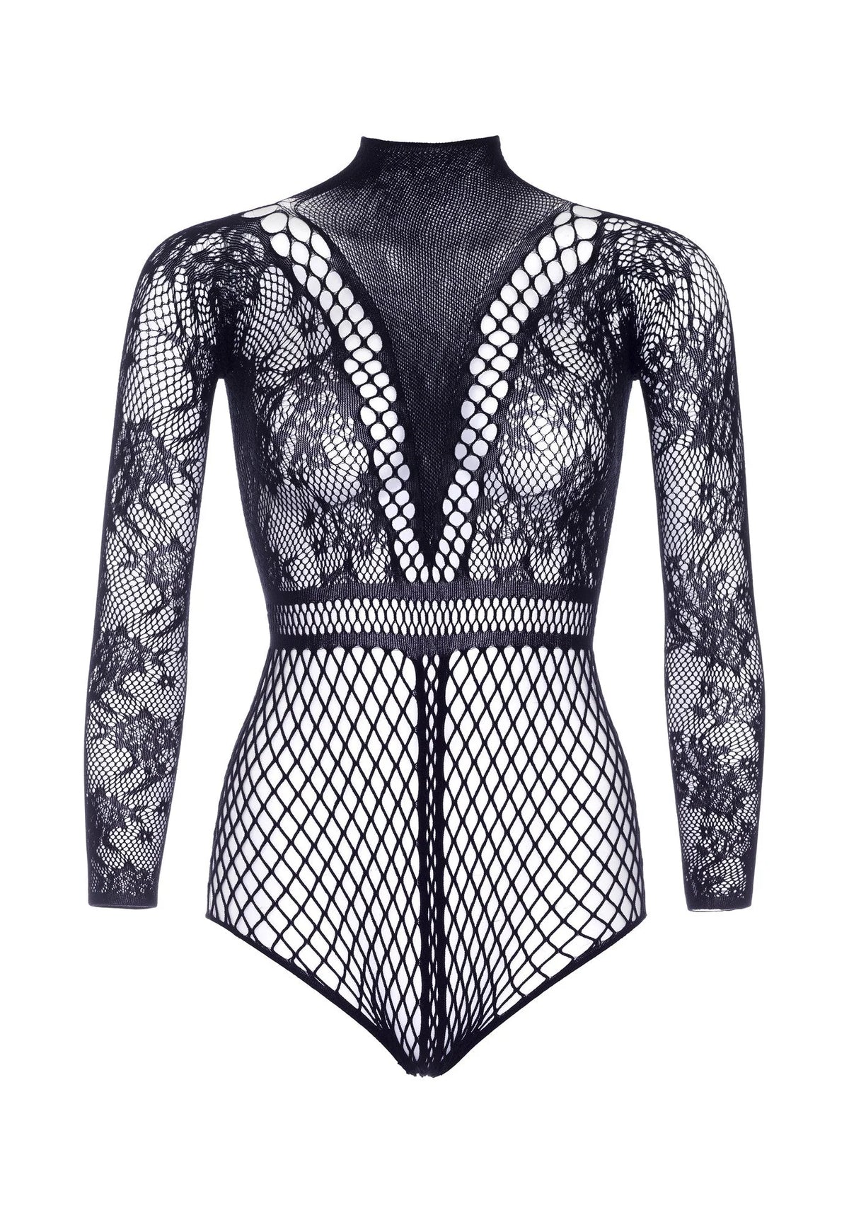 Bestel: Fishnet Bodysuit with Snapcrotch - bij Happytoys.nl, happytoys.be, Happytoys.ae: erotische sex webshop | liever Happy dan Easy ⭐⭐⭐⭐⭐