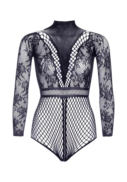 Bestel: Fishnet Bodysuit with Snapcrotch - bij Happytoys.nl, happytoys.be, Happytoys.ae: erotische sex webshop | liever Happy dan Easy ⭐⭐⭐⭐⭐