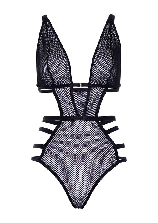 Bestel: Strappy Teddy With Adjustable Straps by Leg Avenue - bij Happytoys.nl, happytoys.be, Happytoys.ae: erotische sex webshop | liever Happy dan Easy ⭐⭐⭐⭐⭐ - S - 86541 - BLACK - S