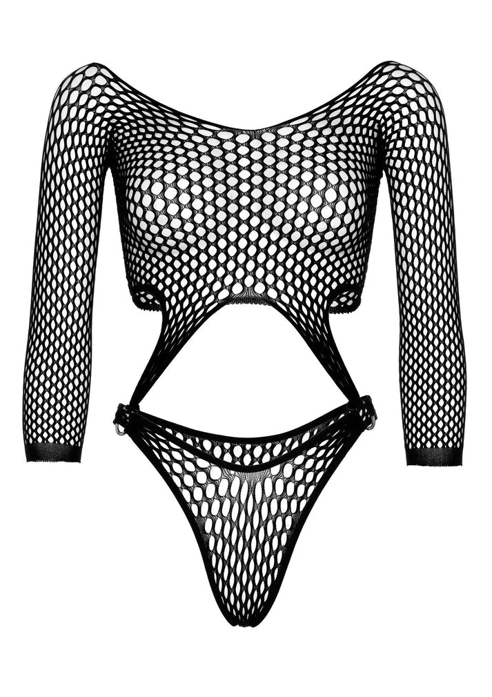 Bestel: Long Sleeve Bodysuit with Thong Back - bij Happytoys: de erotische sex webshop | liever Happy dan Easy ⭐⭐⭐⭐⭐