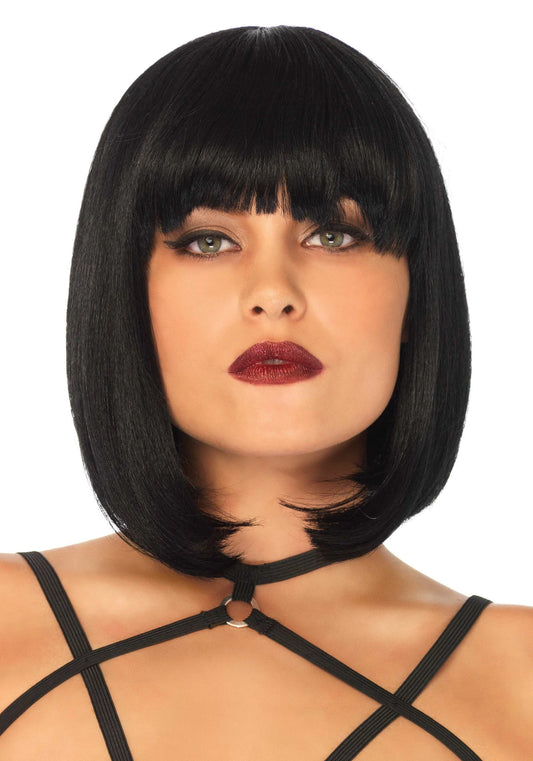 Bestel: Short Natural Bob Wig by Leg Avenue - bij Happytoys: de erotische sex webshop | liever Happy dan Easy ⭐⭐⭐⭐⭐