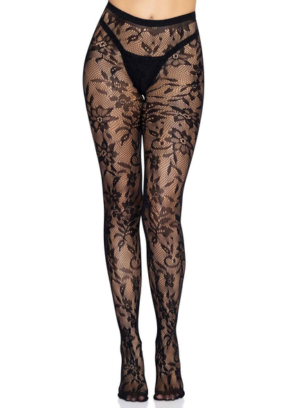 Bestel: Seamless Floral Lace Pantyhose - bij Happytoys.nl, happytoys.be, Happytoys.ae: erotische sex webshop | liever Happy dan Easy ⭐⭐⭐⭐⭐
