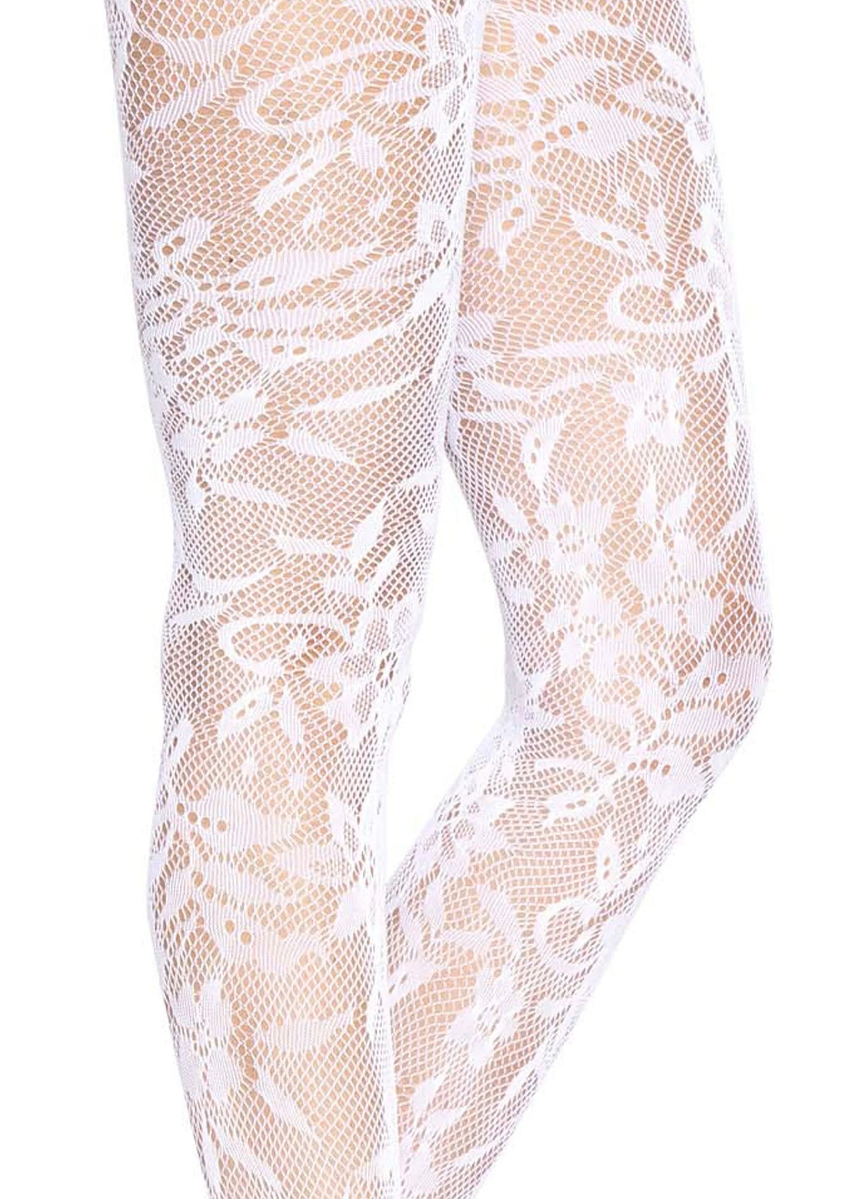 Bestel: Seamless Floral Lace Pantyhose - bij Happytoys.nl, happytoys.be, Happytoys.ae: erotische sex webshop | liever Happy dan Easy ⭐⭐⭐⭐⭐