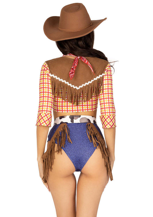 Bestel: Playful Cowboy Top and Pants by Leg Avenue - bij Happytoys: de erotische sex webshop | liever Happy dan Easy ⭐⭐⭐⭐⭐