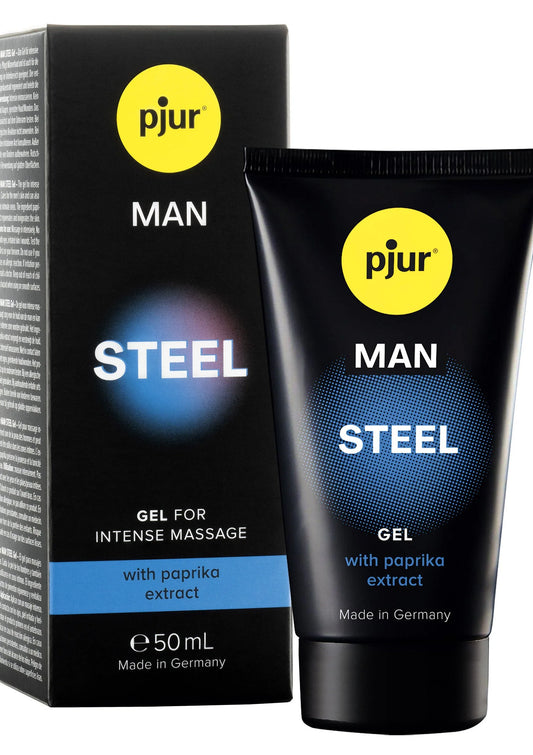 Bestel: Man Steel Gel 50 ml - bij Happytoys.nl, happytoys.be, Happytoys.ae: erotische sex webshop | liever Happy dan Easy ⭐⭐⭐⭐⭐ - Default Title - 90035 - NATUREL - 50