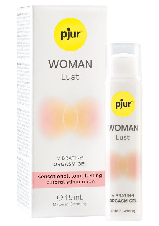 Bestel: Woman Lust - Vibrating Orgasm Gel - 15 ml by Pjur - bij Happytoys: de erotische sex webshop | liever Happy dan Easy ⭐⭐⭐⭐⭐