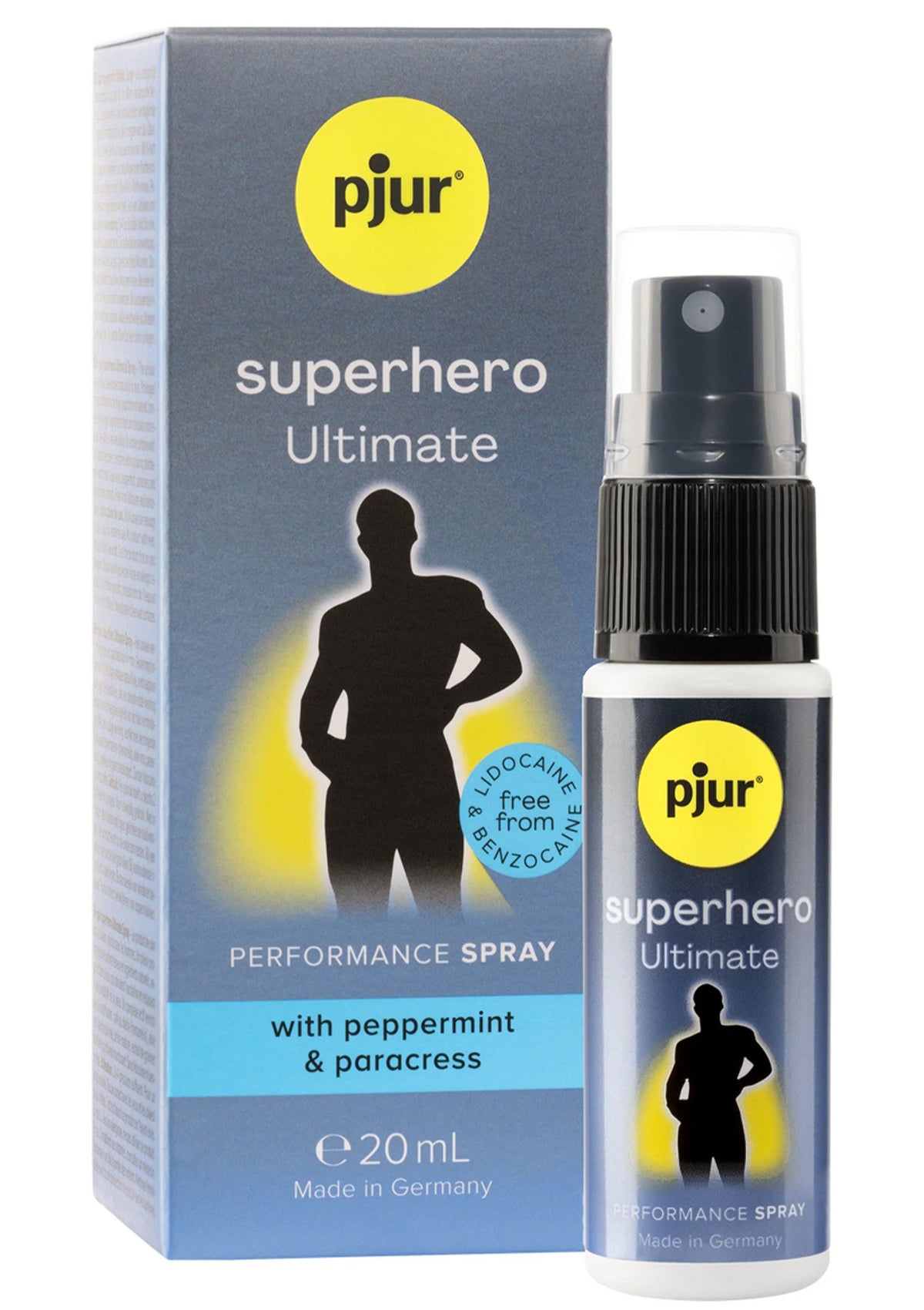 Bestel: Superhero Ultimate Spray 20 ml - bij Happytoys.nl, happytoys.be, Happytoys.ae: erotische sex webshop | liever Happy dan Easy ⭐⭐⭐⭐⭐ - Default Title - 90092 - NATUREL - 20
