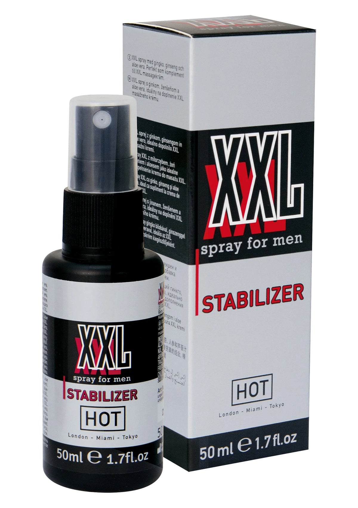Bestel: XXL Spray For Men 50 ml by Hot - bij Happytoys: de erotische sex webshop | liever Happy dan Easy ⭐⭐⭐⭐⭐