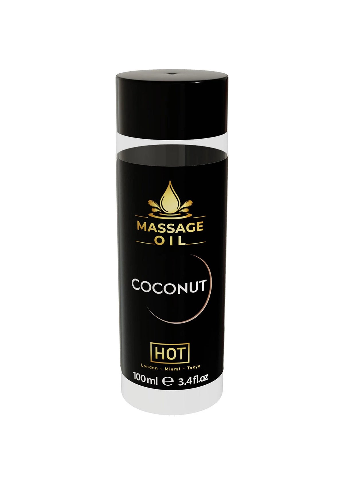 Bestel: Massage Oil 100 ml by Hot - bij Happytoys: de erotische sex webshop | liever Happy dan Easy ⭐⭐⭐⭐⭐