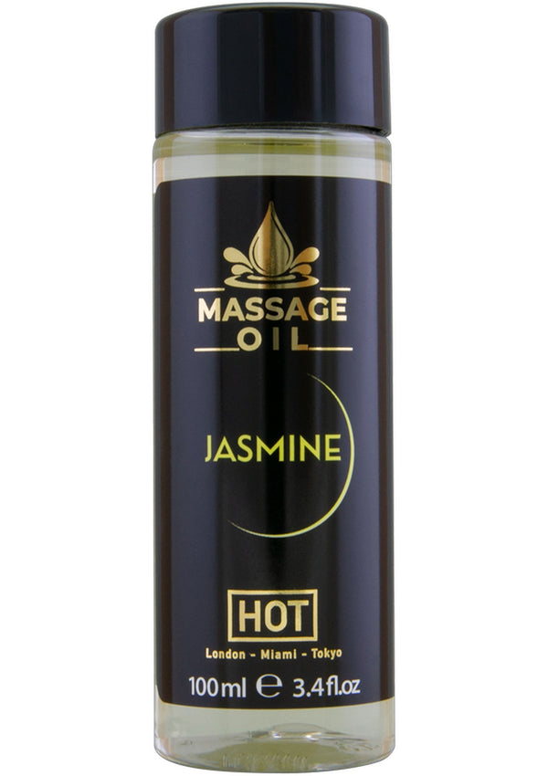 Bestel: Massage Oil 100 ml by Hot - bij Happytoys: de erotische sex webshop | liever Happy dan Easy ⭐⭐⭐⭐⭐ - Jasmin - 90232 - JASMIN - 100
