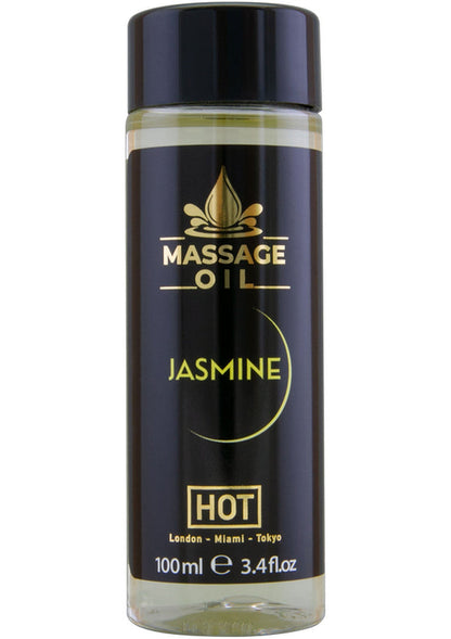 Bestel: Massage Oil 100 ml by Hot - bij Happytoys: de erotische sex webshop | liever Happy dan Easy ⭐⭐⭐⭐⭐ - Jasmin - 90232 - JASMIN - 100