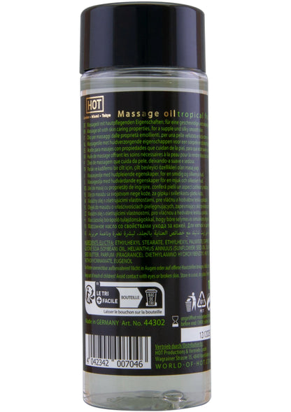 Bestel: Massage Oil 100 ml by Hot - bij Happytoys: de erotische sex webshop | liever Happy dan Easy ⭐⭐⭐⭐⭐