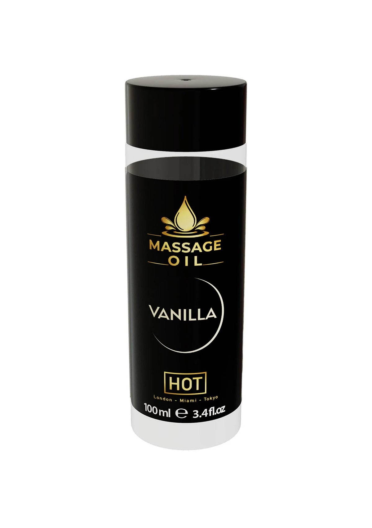Bestel: Massage Oil 100 ml by Hot - bij Happytoys: de erotische sex webshop | liever Happy dan Easy ⭐⭐⭐⭐⭐