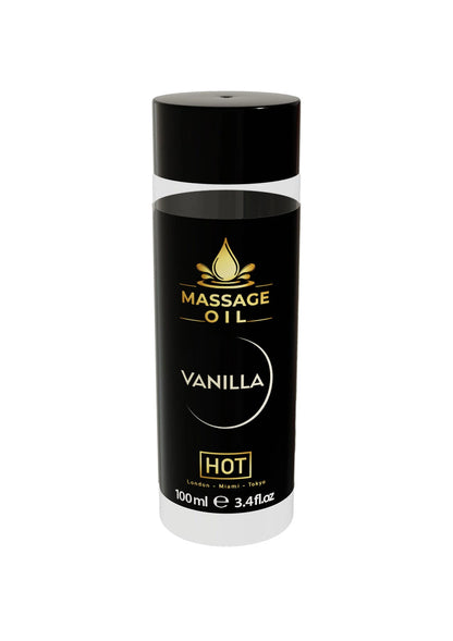 Bestel: Massage Oil 100 ml by Hot - bij Happytoys: de erotische sex webshop | liever Happy dan Easy ⭐⭐⭐⭐⭐