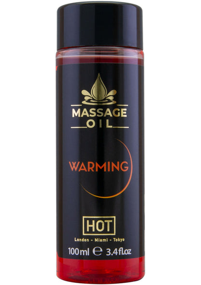 Bestel: Massage Oil 100 ml by Hot - bij Happytoys: de erotische sex webshop | liever Happy dan Easy ⭐⭐⭐⭐⭐ - Warming - 90232 - WARMING - 100