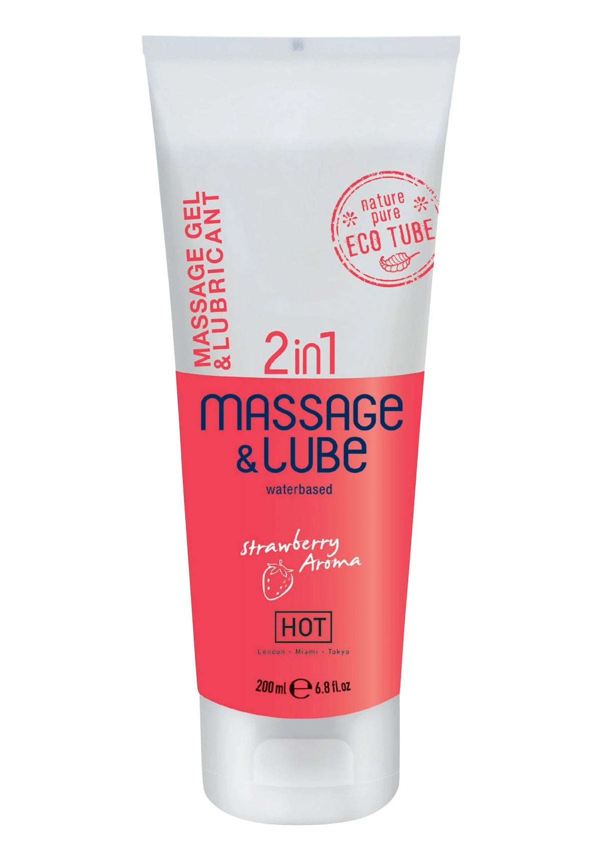Bestel: Massage & Glide Gel 2 in 1 - bij Happytoys.nl, happytoys.be, Happytoys.ae: erotische sex webshop | liever Happy dan Easy ⭐⭐⭐⭐⭐ - Default Title - 90239 - STRAWBERRY - 200