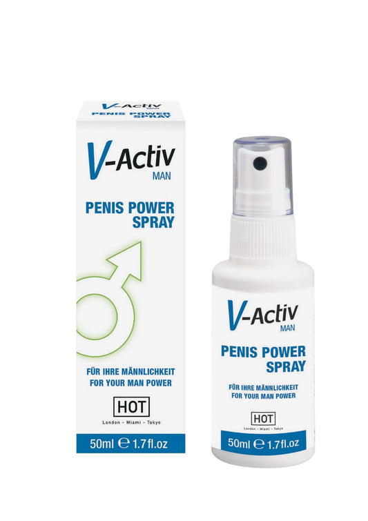 Bestel: V - Activ Penis Power Spray 50 ml - bij Happytoys.nl, happytoys.be, Happytoys.ae: erotische sex webshop | liever Happy dan Easy ⭐⭐⭐⭐⭐ - Default Title - 90262 - NATUREL - 50