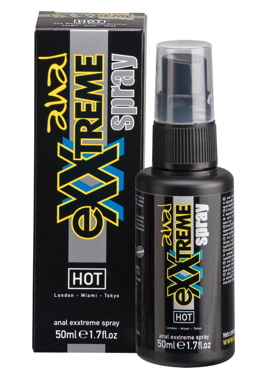 Bestel: Anal Exxtreme Spray 50 ml by Hot - bij Happytoys: de erotische sex webshop | liever Happy dan Easy ⭐⭐⭐⭐⭐