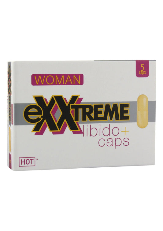 Bestel: Exxtreme Woman Libido Caps 5 pcs - bij Happytoys.nl, happytoys.be, Happytoys.ae: erotische sex webshop | liever Happy dan Easy ⭐⭐⭐⭐⭐ - Default Title - 90269 - NATUREL