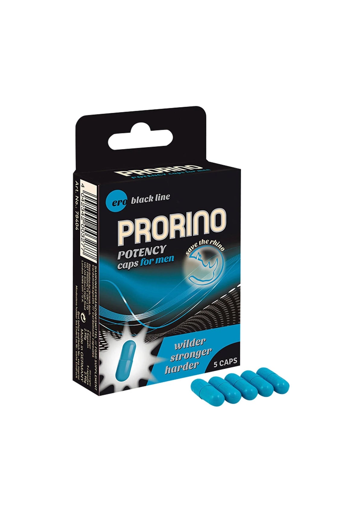 Bestel: Prorino Potency Caps For Men 5 pcs by Hot Prorino - bij Happytoys.nl, happytoys.be, Happytoys.ae: erotische sex webshop | liever Happy dan Easy ⭐⭐⭐⭐⭐ - Default Title - 90366 - NATUREL