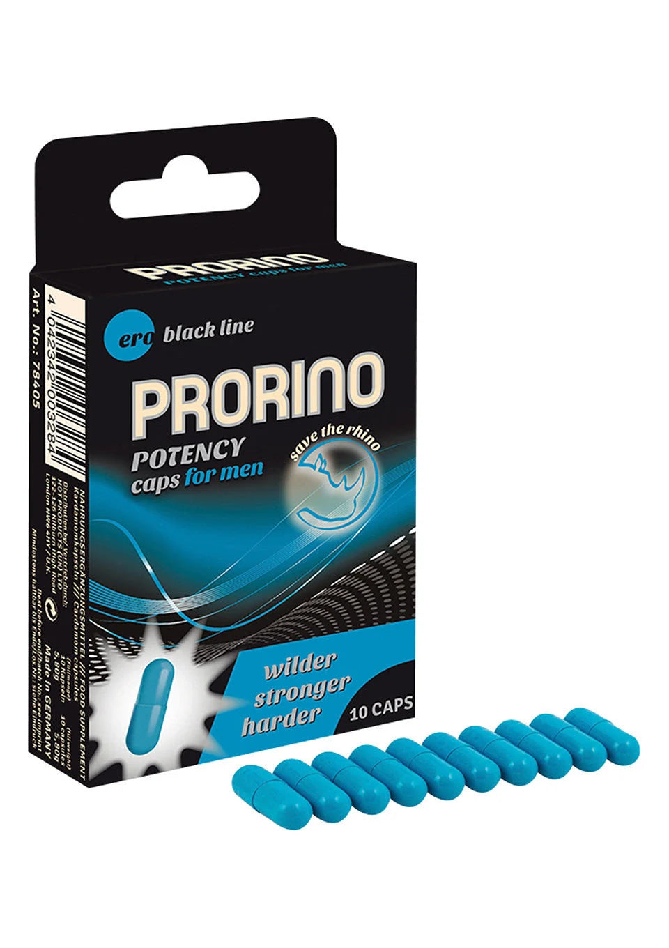Bestel: Prorino Potency Caps For Men 10 pcs - bij Happytoys.nl, happytoys.be, Happytoys.ae: erotische sex webshop | liever Happy dan Easy ⭐⭐⭐⭐⭐ - Default Title - 90367 - NATUREL
