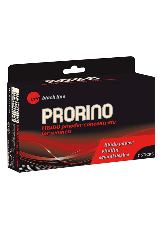 Bestel: Prorino Libido Powder For Women 7 sticks by Hot Prorino - bij Happytoys: de erotische sex webshop | liever Happy dan Easy ⭐⭐⭐⭐⭐
