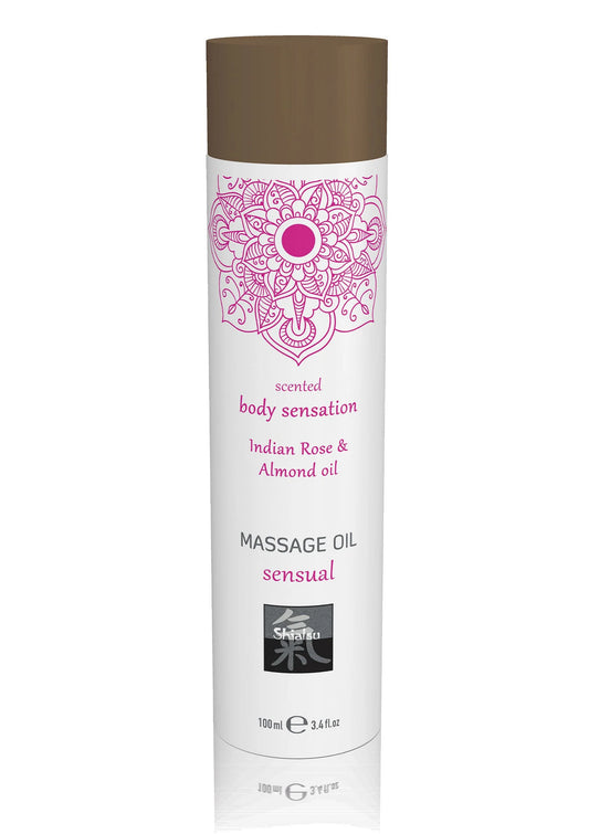 Bestel: Seductive Massage Oil 100 ml by Hot Shiatsu - bij Happytoys: de erotische sex webshop | liever Happy dan Easy ⭐⭐⭐⭐⭐ - Default Title - 90450 - ROSE - 100