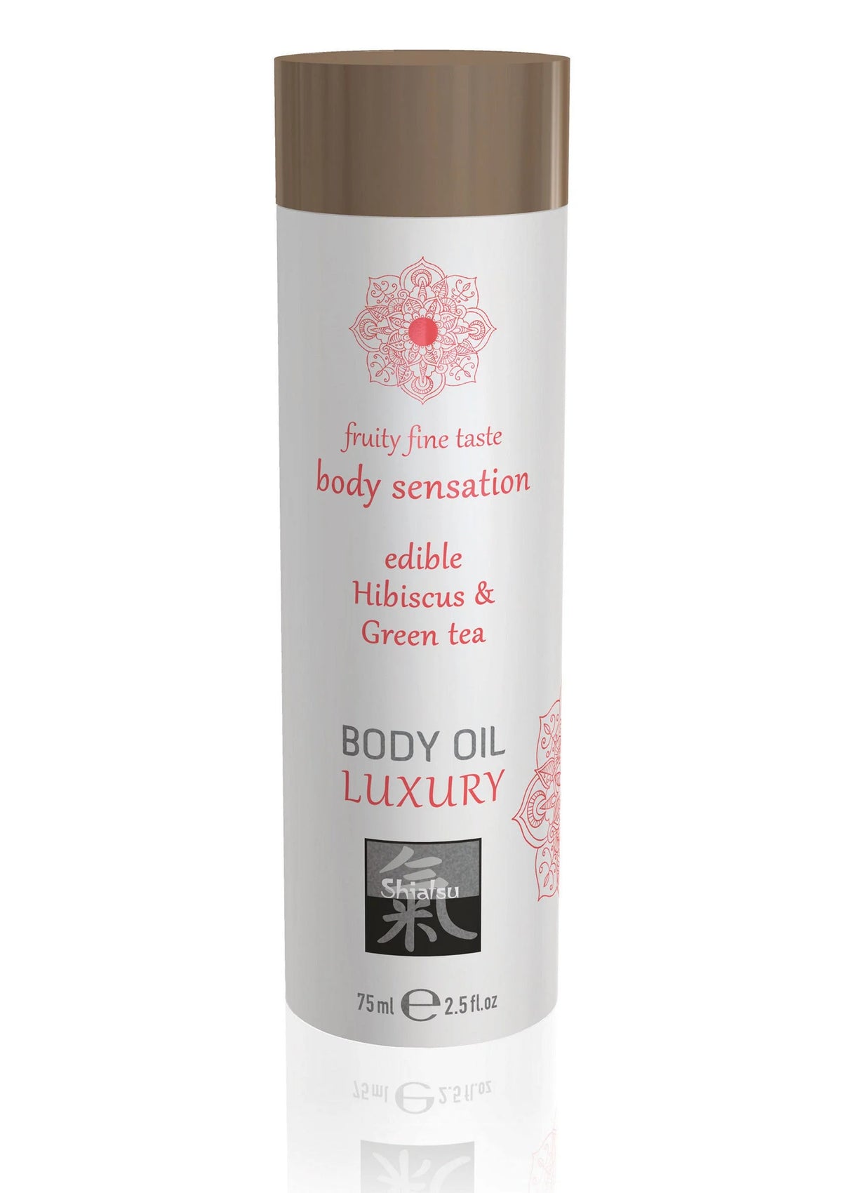 Bestel: Luxury Edible Body Oil 75 ml by Hot Shiatsu - Body Oil bij Happytoys.nl, happytoys.be, Happytoys.ae: erotische sex webshop | liever Happy dan Easy ⭐⭐⭐⭐⭐ - exotic - 90451 - EXOTIC - 75