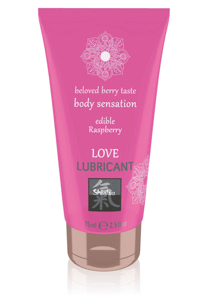 Bestel: Edible Love Lubricant 75 ml Mango by Shiatsu Hot - bij Happytoys: de erotische sex webshop | liever Happy dan Easy ⭐⭐⭐⭐⭐
