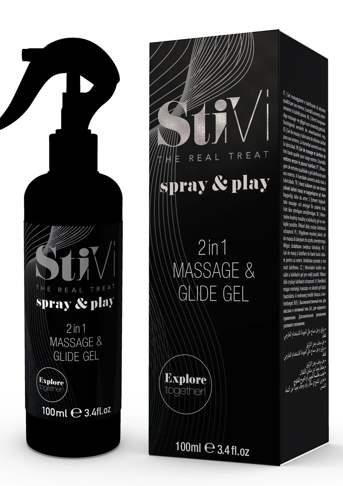 Bestel: StiVi Massage & Glide Gel 100m - bij Happytoys.nl, happytoys.be, Happytoys.ae: erotische sex webshop | liever Happy dan Easy ⭐⭐⭐⭐⭐ - Default Title - 90509 - NATUREL - 100