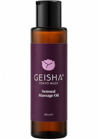 Bestel: Sensual Massage Oil 200 ml by Geisha - bij Happytoys.nl, happytoys.be, Happytoys.ae: erotische sex webshop | liever Happy dan Easy ⭐⭐⭐⭐⭐ - Tokyo Muze - 90607 - TOKYO - 200