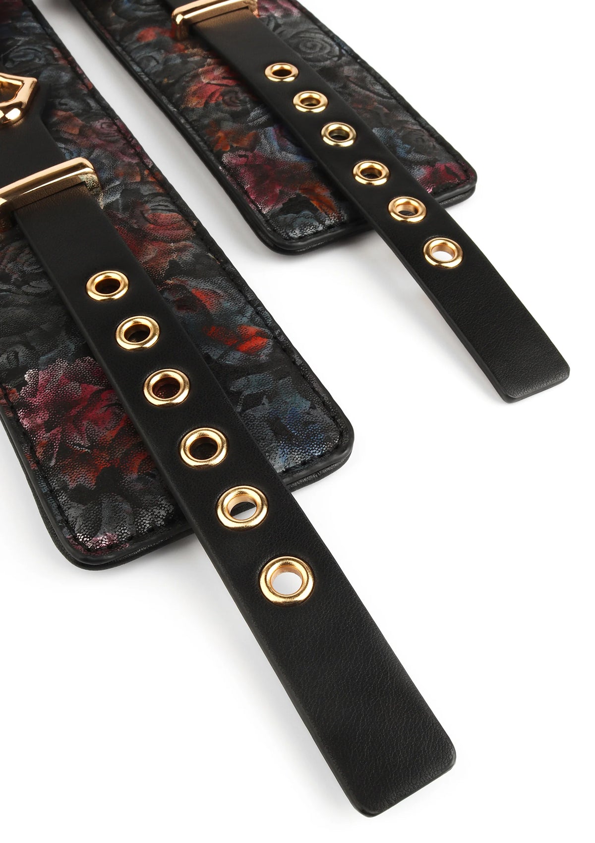 Bestel: Floral Jacquard Wrist Cuffs by Geisha - bij Happytoys.nl, happytoys.be, Happytoys.ae: erotische sex webshop | liever Happy dan Easy ⭐⭐⭐⭐⭐