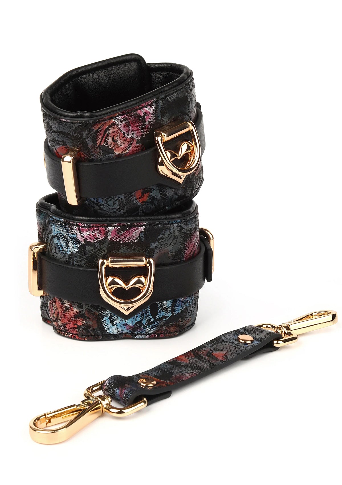 Bestel: Floral Jacquard Wrist Cuffs by Geisha - bij Happytoys.nl, happytoys.be, Happytoys.ae: erotische sex webshop | liever Happy dan Easy ⭐⭐⭐⭐⭐