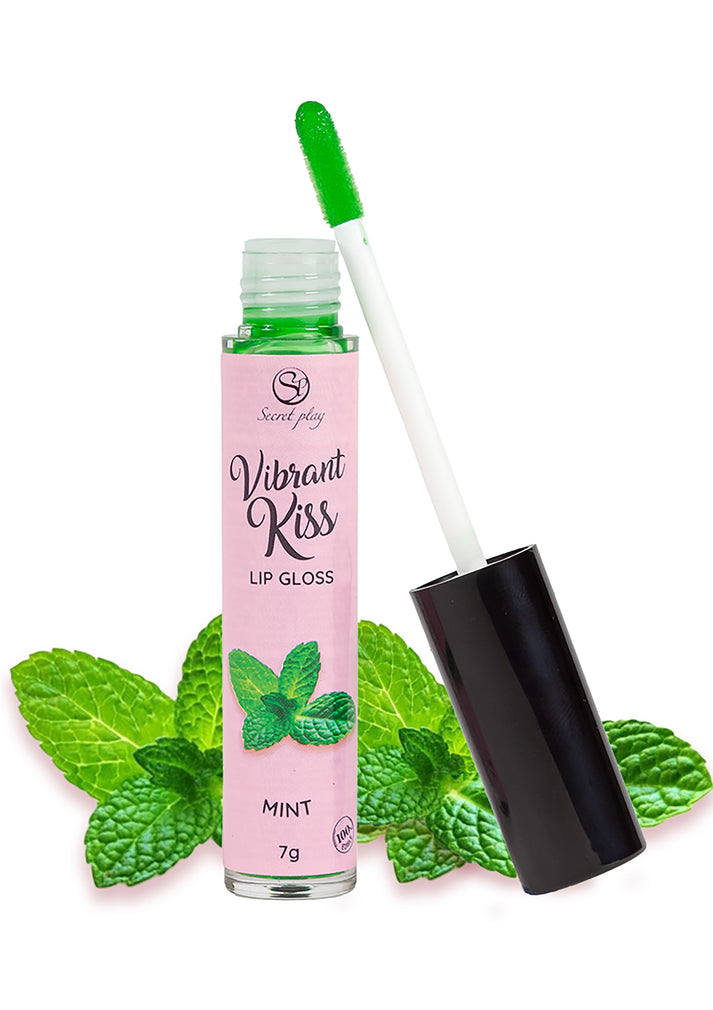 Bestel: Lip Gloss Vibrant Kiss by Secret Play - bij Happytoys: de erotische sex webshop | liever Happy dan Easy ⭐⭐⭐⭐⭐ - Mint - 92321 - MINT - 6