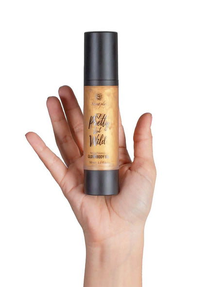 Bestel: Glow Body Oil 50 ml - bij Happytoys.nl, happytoys.be, Happytoys.ae: erotische sex webshop | liever Happy dan Easy ⭐⭐⭐⭐⭐
