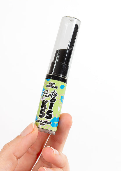 Bestel: Flirt Kiss Gel Strawberry Mint 2x8 gr by Secret Play - bij Happytoys: de erotische sex webshop | liever Happy dan Easy ⭐⭐⭐⭐⭐