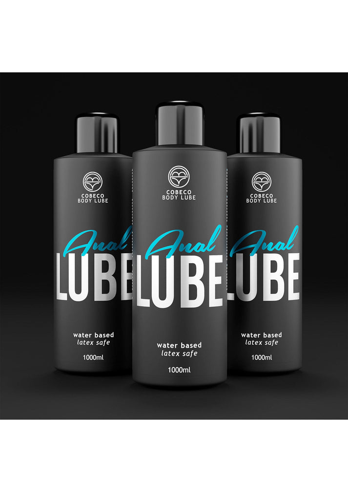Bestel: Anal Lube Waterbased 1000 ml by Cobeco - bij Happytoys: de erotische sex webshop | liever Happy dan Easy ⭐⭐⭐⭐⭐