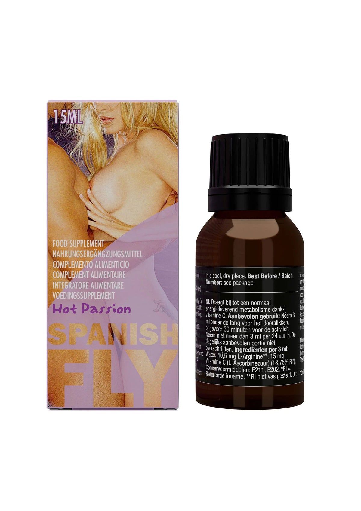 Bestel: Spanish Fly Hot Passion 15 ml by Cobeco - bij Happytoys: de erotische sex webshop | liever Happy dan Easy ⭐⭐⭐⭐⭐