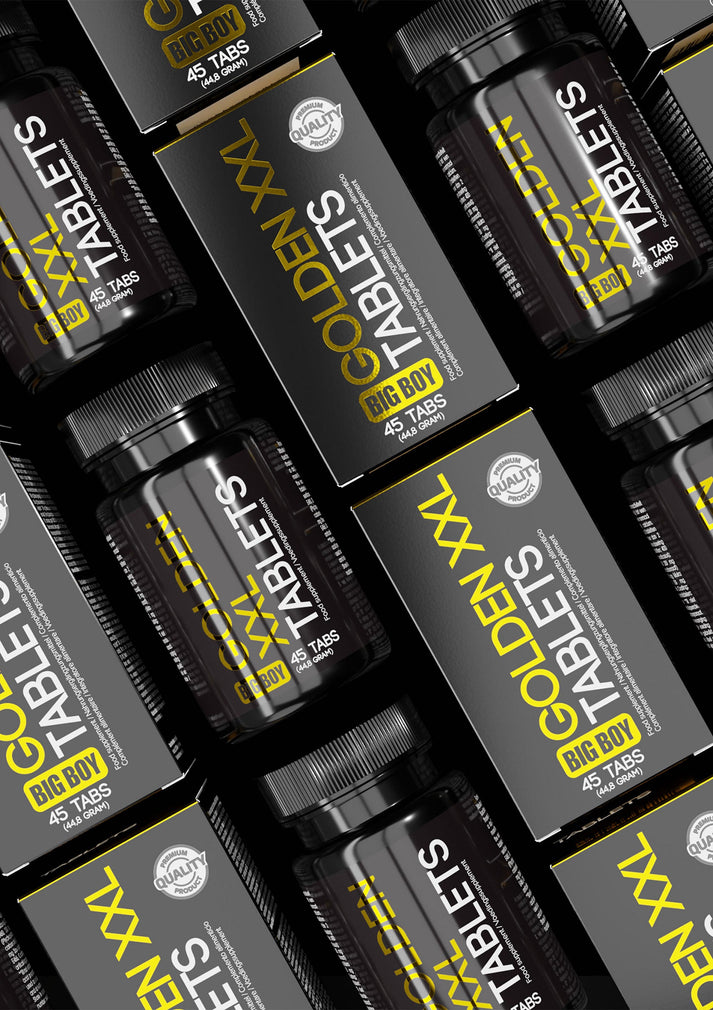 Bestel: Big Boy Golden XXL Tablets 45 pcs by Cobeco Big Boy - bij Happytoys.nl, happytoys.be, Happytoys.ae: erotische sex webshop | liever Happy dan Easy ⭐⭐⭐⭐⭐