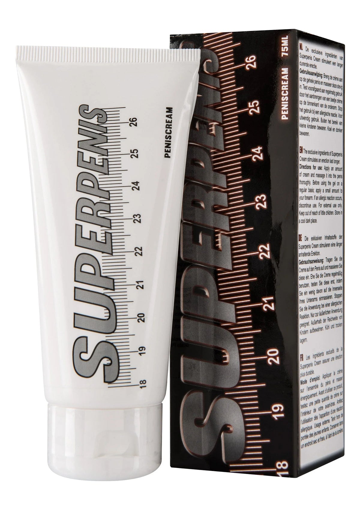 Bestel: Super Penis 75 ml - bij Happytoys.nl, happytoys.be, Happytoys.ae: erotische sex webshop | liever Happy dan Easy ⭐⭐⭐⭐⭐ - Default Title - 92567 - NATUREL - 75