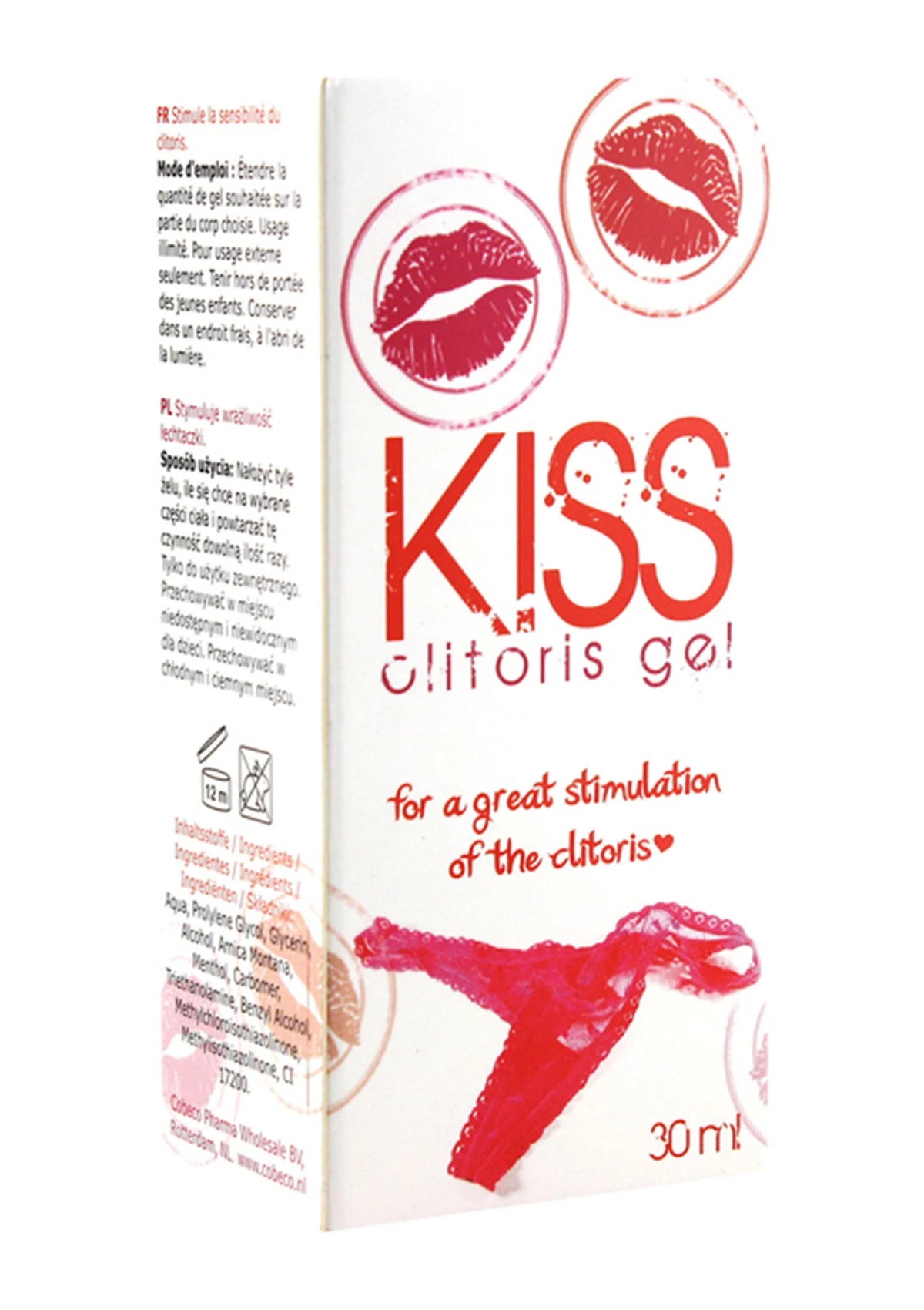 Bestel: Kiss Clitoris Gel 30 ml - bij Happytoys.nl, happytoys.be, Happytoys.ae: erotische sex webshop | liever Happy dan Easy ⭐⭐⭐⭐⭐