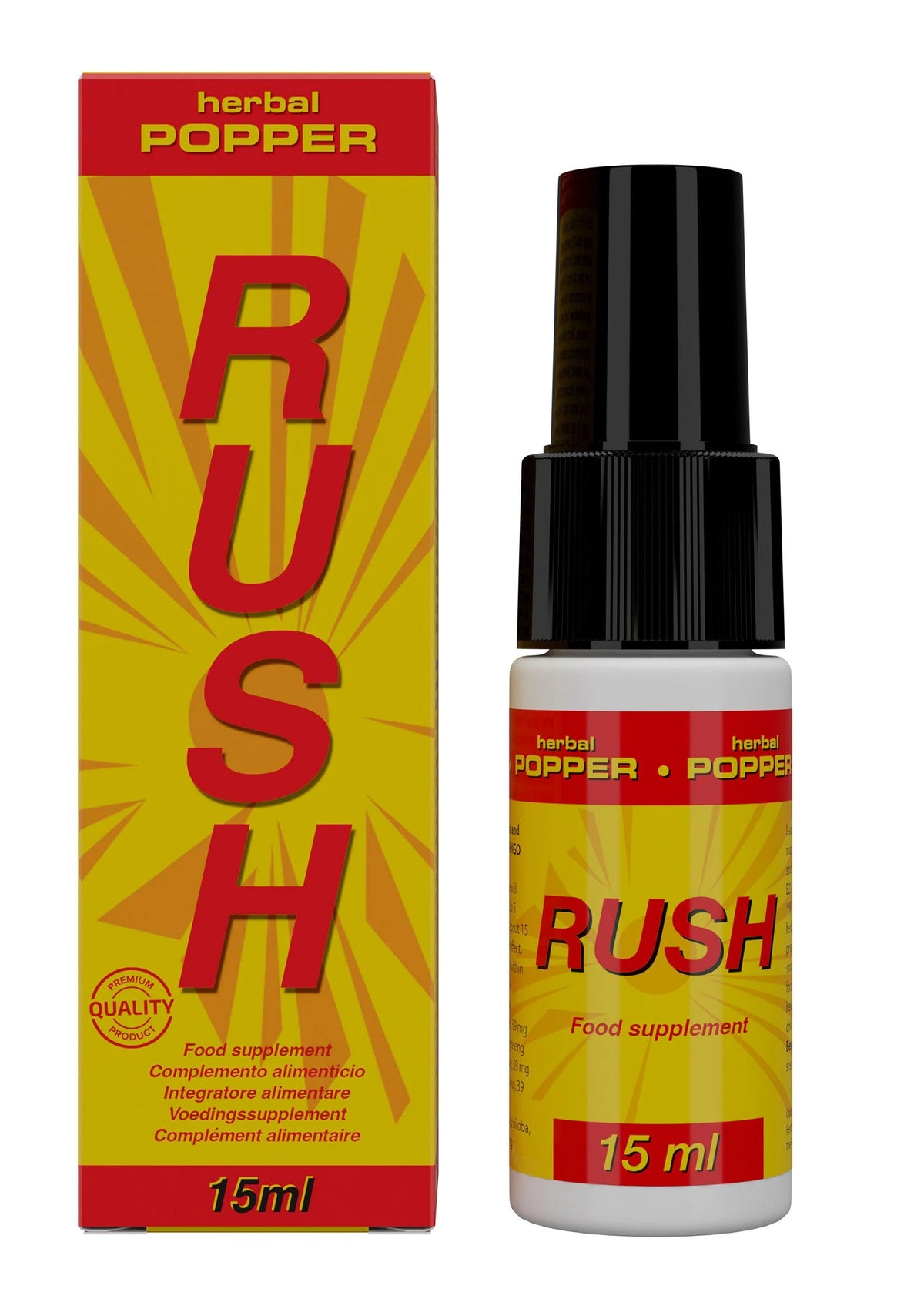 Bestel: Rush Herbal Popper 15 ml - bij Happytoys.nl, happytoys.be, Happytoys.ae: erotische sex webshop | liever Happy dan Easy ⭐⭐⭐⭐⭐ - Default Title - 92598 - NATUREL - 15