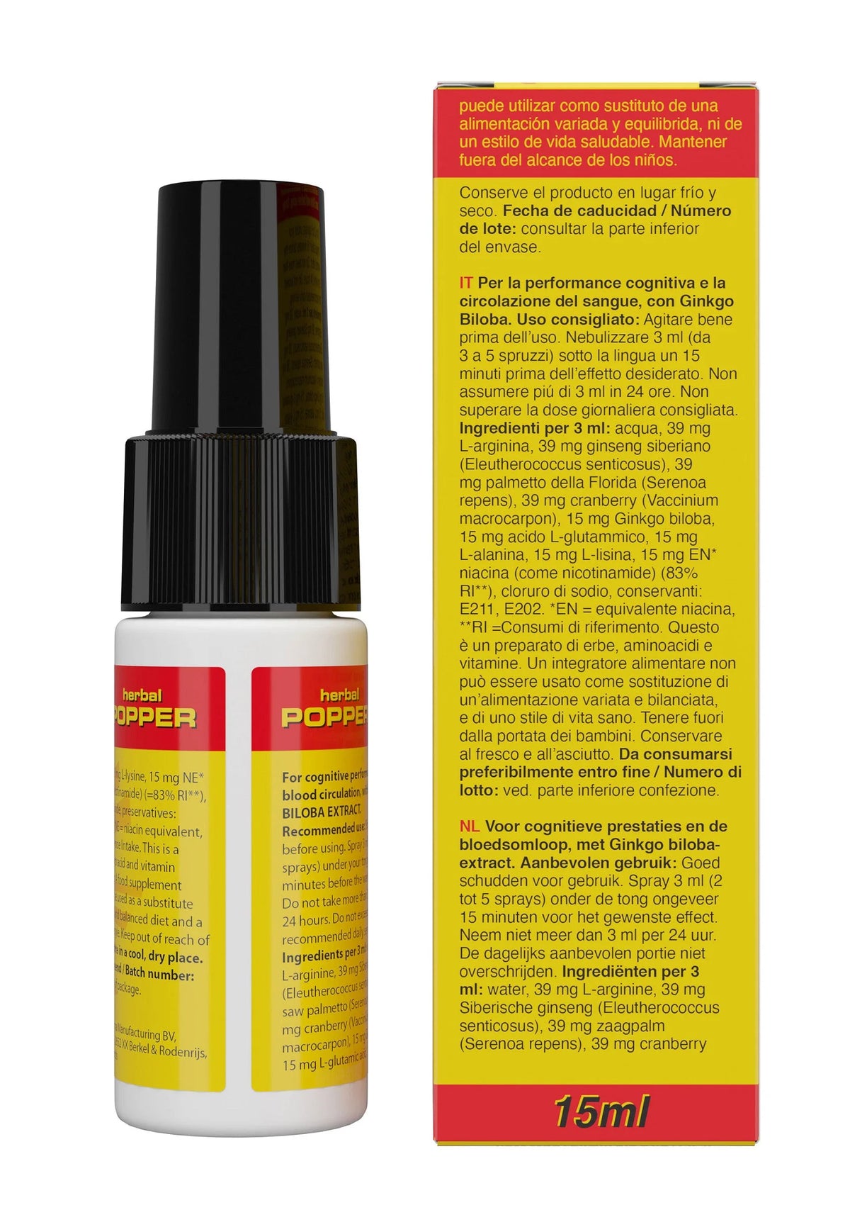 Bestel: Rush Herbal Popper 15 ml - bij Happytoys.nl, happytoys.be, Happytoys.ae: erotische sex webshop | liever Happy dan Easy ⭐⭐⭐⭐⭐