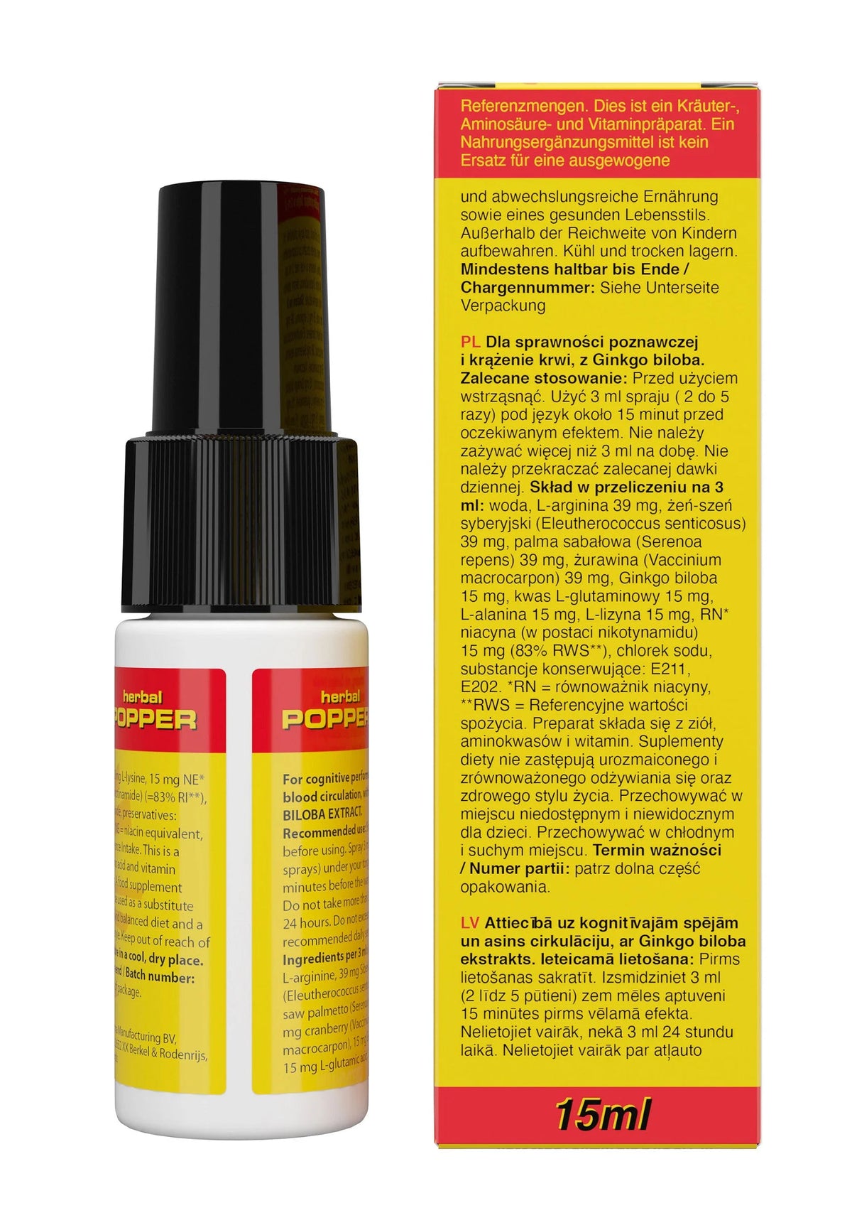 Bestel: Rush Herbal Popper 15 ml - bij Happytoys.nl, happytoys.be, Happytoys.ae: erotische sex webshop | liever Happy dan Easy ⭐⭐⭐⭐⭐