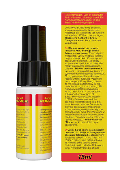 Bestel: Rush Herbal Popper 15 ml - bij Happytoys.nl, happytoys.be, Happytoys.ae: erotische sex webshop | liever Happy dan Easy ⭐⭐⭐⭐⭐