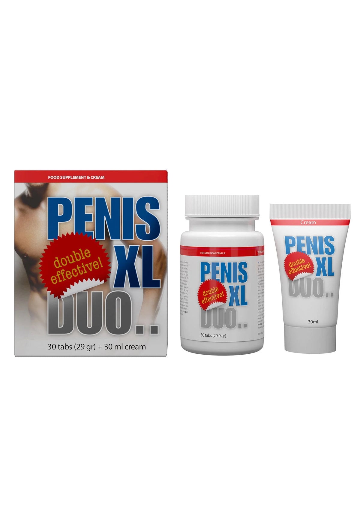 Bestel: Penis XL Pack Duo Pack - bij Happytoys.nl, happytoys.be, Happytoys.ae: erotische sex webshop | liever Happy dan Easy ⭐⭐⭐⭐⭐ - Default Title - 92613 - NATUREL